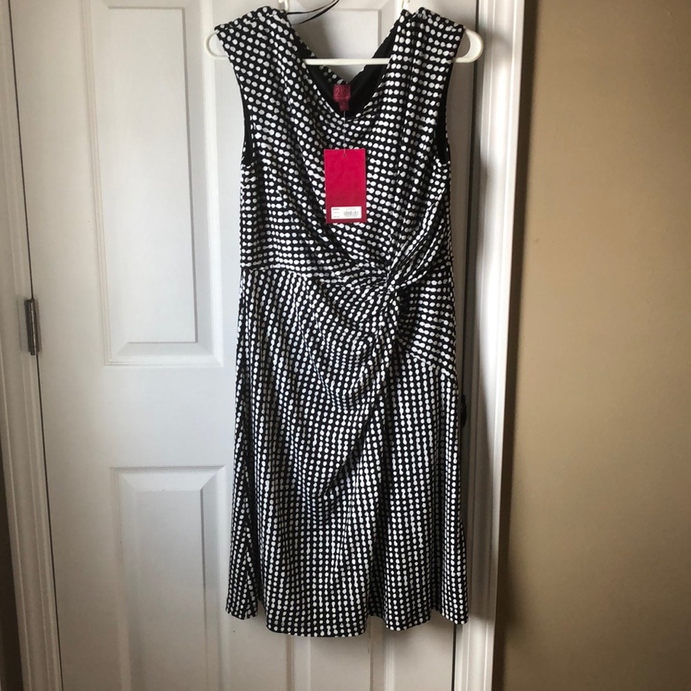 Black and white dress